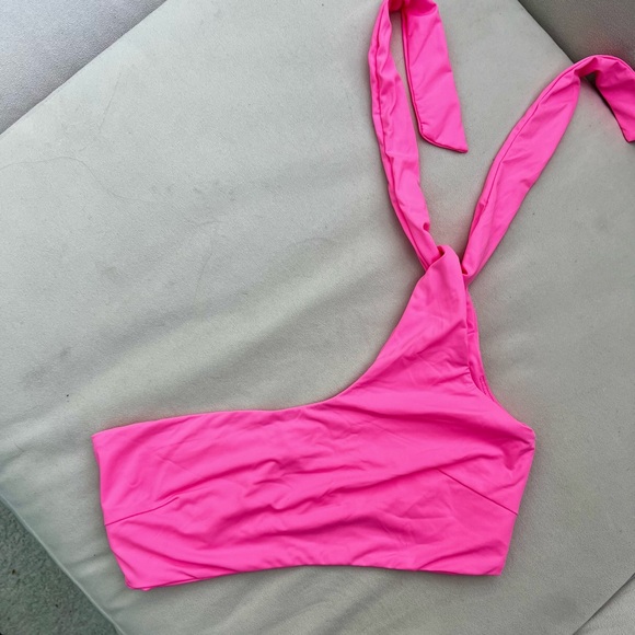 ALT Swim Sofia Over Shoulder Top Pink - Picture 6 of 6